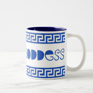CANECA DE CAFÉ EM DOIS TONS CHAVE GREGA DO GREGO DA DEUSA