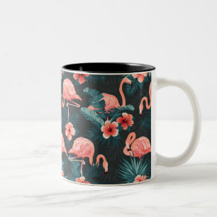 Caneca De Café Em Dois Tons Chávena à duas cores, 325 ml Flamingo recortar