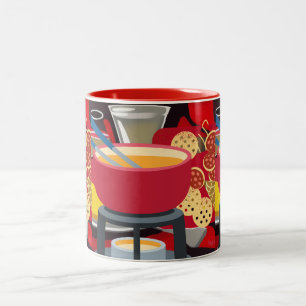 Caneca De Café Em Dois Tons Cheese Fondue