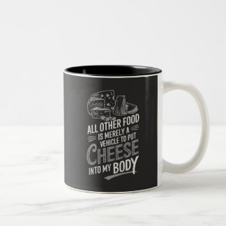 Caneca De Café Em Dois Tons Cheese Lover