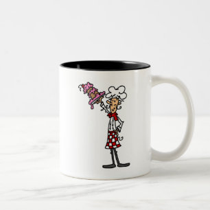 Caneca De Café Em Dois Tons Chef com camisetas e presentes