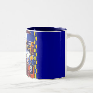 Caneca De Café Em Dois Tons Chef Golden Retriever