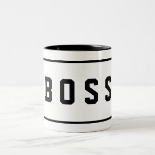 Caneca De Café Em Dois Tons Chefe