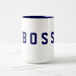 Caneca De Café Em Dois Tons Chefe