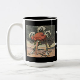 Caneca De Café Em Dois Tons Chefe do Partido Republicano da Areia
