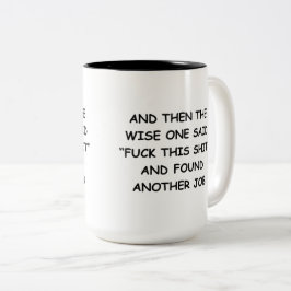 Caneca De Café Em Dois Tons Chefe Saindo de Mug é um presente excelente de ade