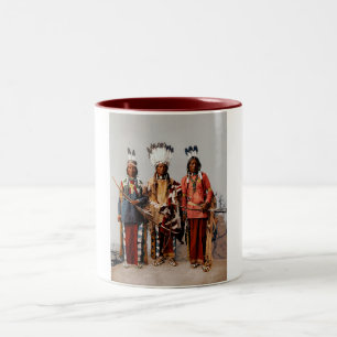 Caneca De Café Em Dois Tons Chefes do Apache