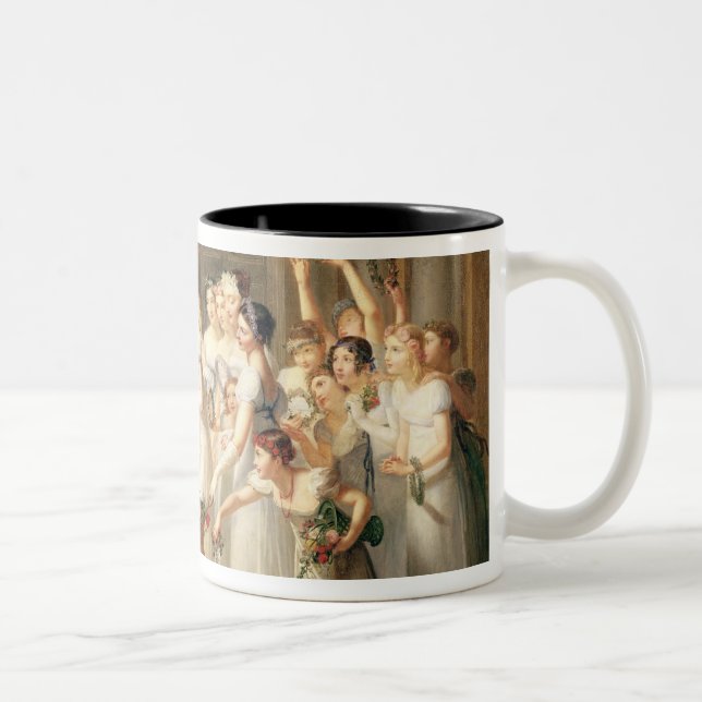 Caneca De Café Em Dois Tons Chegada de Marie-Louise de Habsburgo-Lorena (Direita)