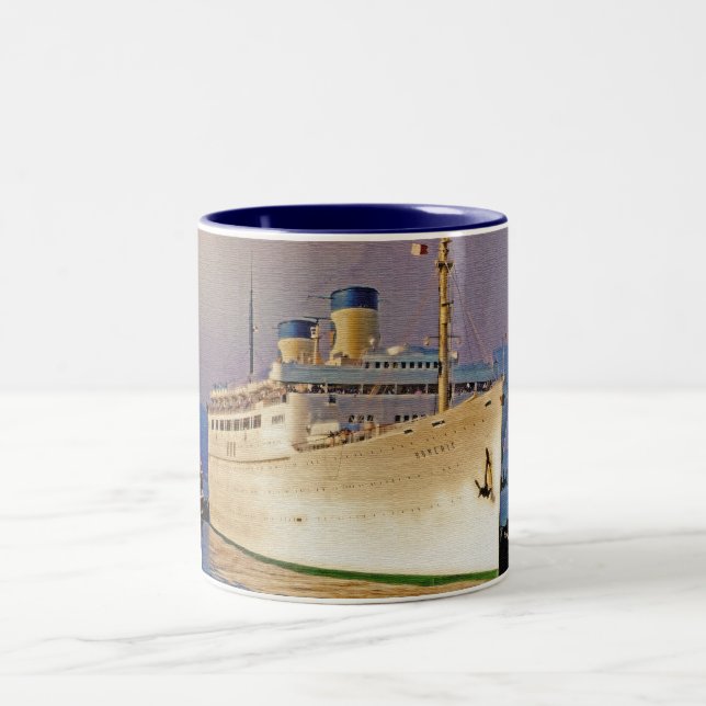 Caneca De Café Em Dois Tons Chegada do alvorecer (Centro)