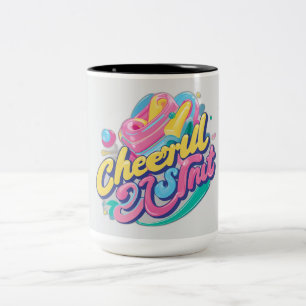 Caneca De Café Em Dois Tons Cheio