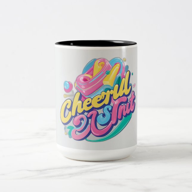 Caneca De Café Em Dois Tons Cheio (Centro)