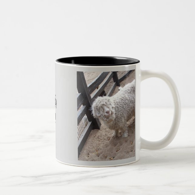 Caneca De Café Em Dois Tons Cheio das lãs (Direita)