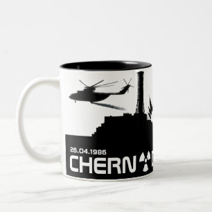 Caneca De Café Em Dois Tons Chernobyl Mug, taça/