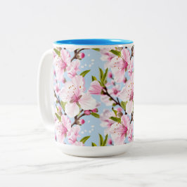 Caneca De Café Em Dois Tons    Cherry Blossom