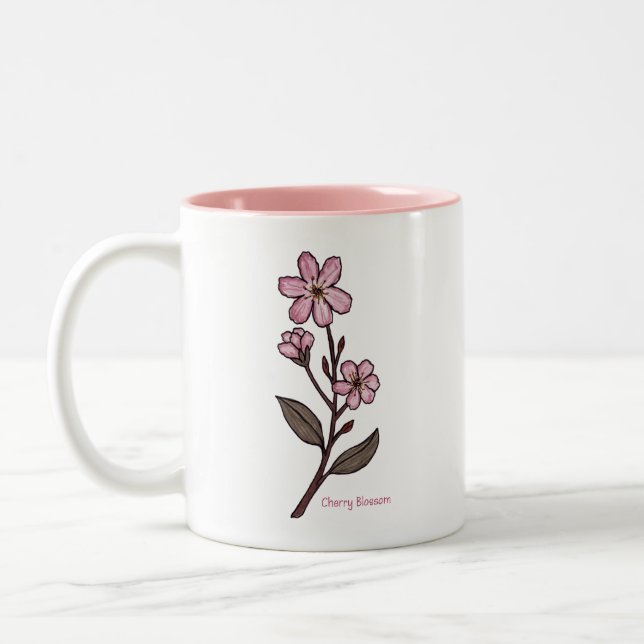 Caneca De Café Em Dois Tons Cherry Blossom Mug (Esquerda)