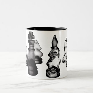 Caneca De Café Em Dois Tons Chess Mug