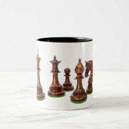 Caneca De Café Em Dois Tons Chess Mug