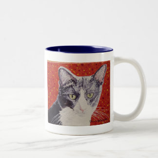 Caneca De Café Em Dois Tons Chester enfrenta a pintura