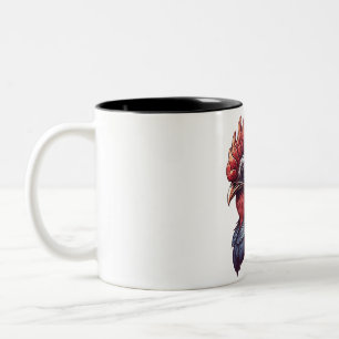 Caneca De Café Em Dois Tons Chicken Pai Tee For Men