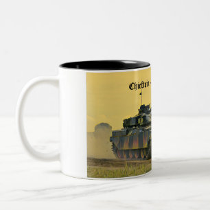 Caneca De Café Em Dois Tons Chieftain Tank - Orgulho Da OTAN Mug