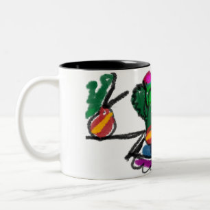 Caneca De Café Em Dois Tons Chihuahua adora