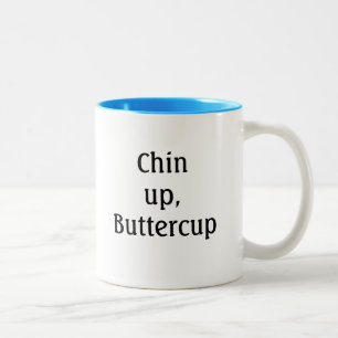 Caneca De Café Em Dois Tons Chin Up, ButterCup Mug