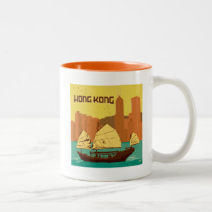 Caneca De Café Em Dois Tons China   Hong Kong