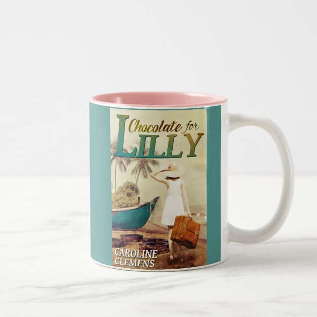 Caneca De Café Em Dois Tons Chocolate para Lilly (Direita)
