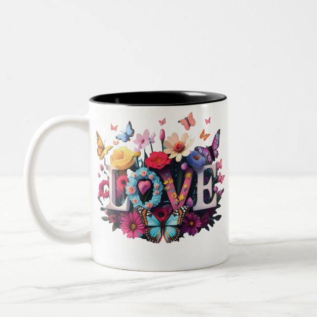 Caneca De Café Em Dois Tons Chocolate Quente (Esquerda)