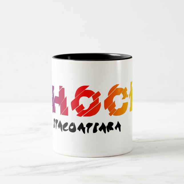 Caneca De Café Em Dois Tons Choque (Centro)