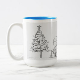 CANECA DE CAFÉ EM DOIS TONS CHRISMAS MUG