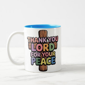 Caneca De Café Em Dois Tons Christian 11 Oz Coffee Mug Obrigado Senhor por...