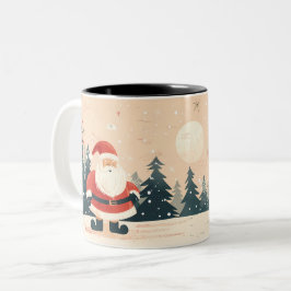 Caneca De Café Em Dois Tons  Christmas