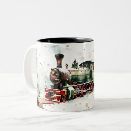 Caneca De Café Em Dois Tons  Christmas