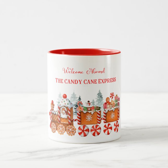 Caneca De Café Em Dois Tons  Christmas Coffee Mug (Centro)