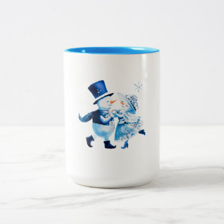 Caneca De Café Em Dois Tons Christmas Frost Romance - Snowy Magic Vintage