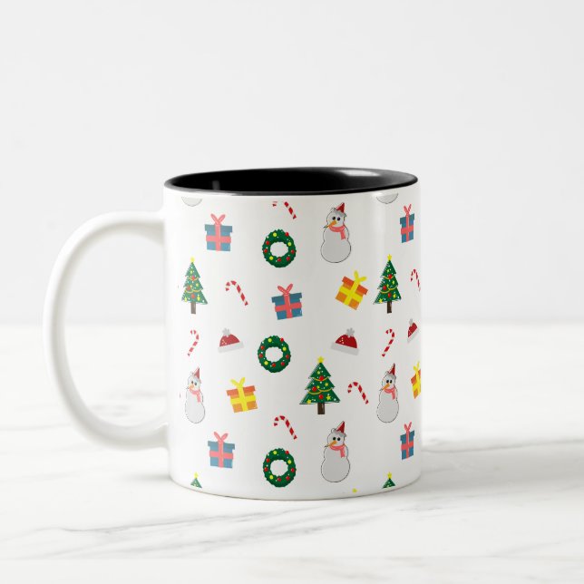 Caneca De Café Em Dois Tons Christmas Gift  (Esquerda)
