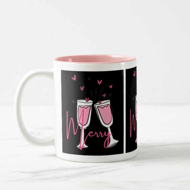 Caneca De Café Em Dois Tons christmas mugs (Esquerda)
