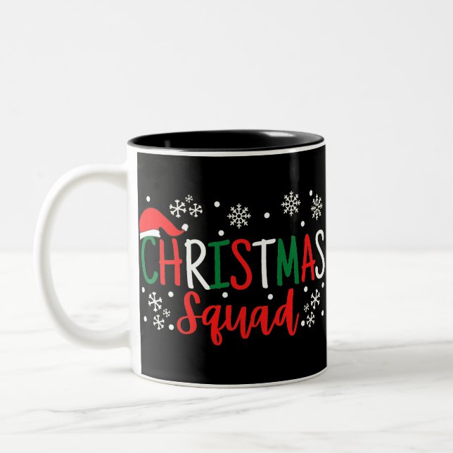 CANECA DE CAFÉ EM DOIS TONS CHRISTMAS SQUAD (Esquerda)