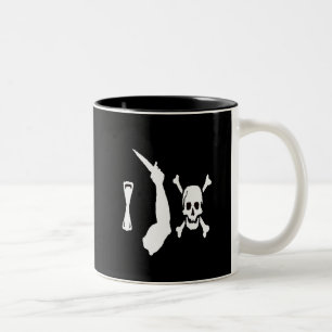 Caneca De Café Em Dois Tons Christopher Temperamental-Branco