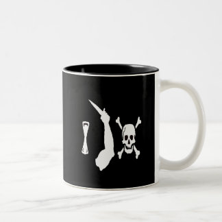 Caneca De Café Em Dois Tons Christopher Temperamental-Branco