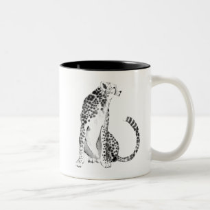 Caneca De Café Em Dois Tons Chrome Cheetah