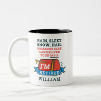 Chuva Sleet Neve Aposentado Trabalhador Postal Per