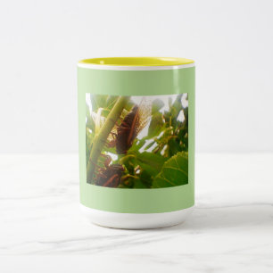 Caneca De Café Em Dois Tons Cicada