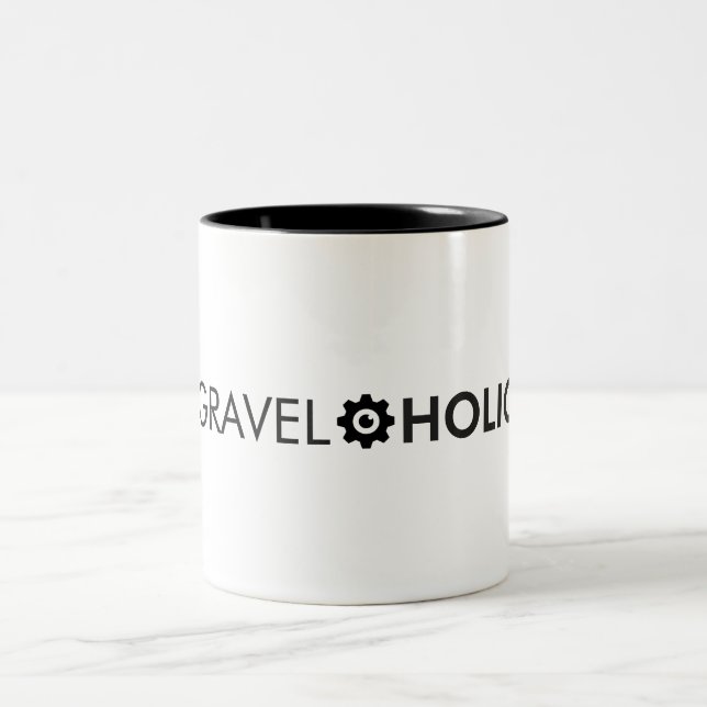 Caneca De Café Em Dois Tons Ciclagem Gravelaholic Gravel (Centro)