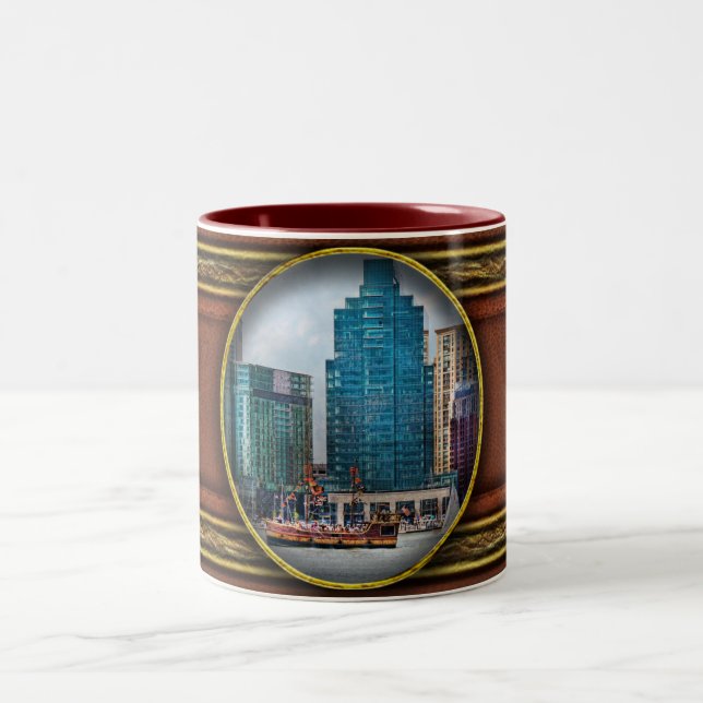 Caneca De Café Em Dois Tons Cidade - Baltimore MD - Harbor East (Centro)