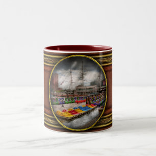 Caneca De Café Em Dois Tons Cidade - Baltimore MD - Modern Maryland