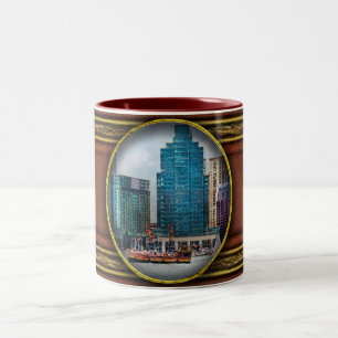 Caneca De Café Em Dois Tons Cidade - Baltimore MD - Porto Este