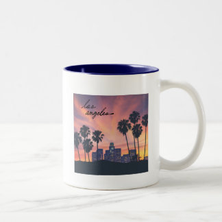 Caneca De Café Em Dois Tons Cidade de Los Angeles