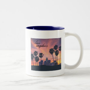Caneca De Café Em Dois Tons Cidade de Los Angeles